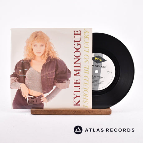 Kylie Minogue I Should Be So Lucky 7" Vinyl Record - Front Cover & Record