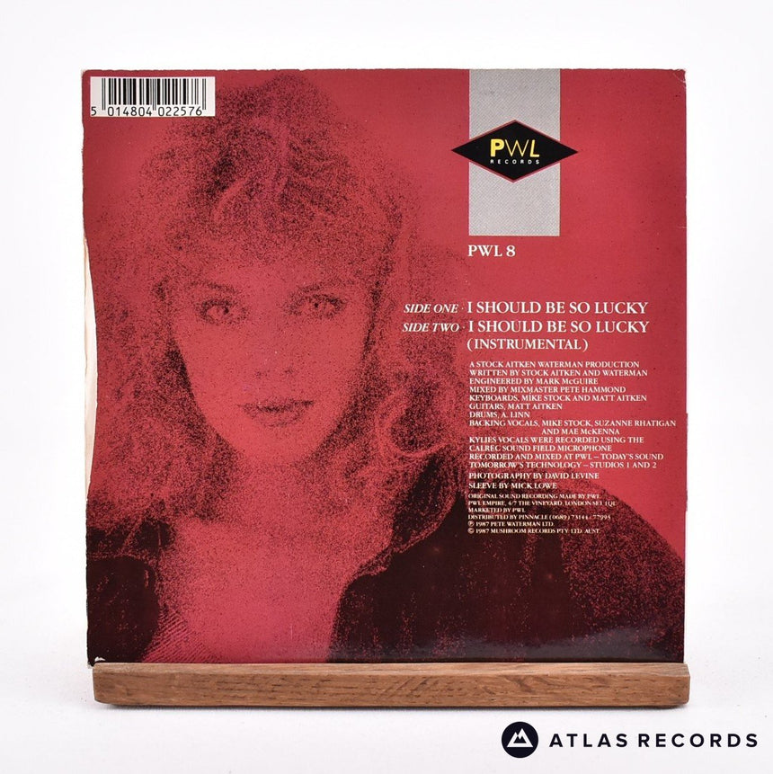 Kylie Minogue - I Should Be So Lucky - 7" Vinyl Record - VG+/VG+