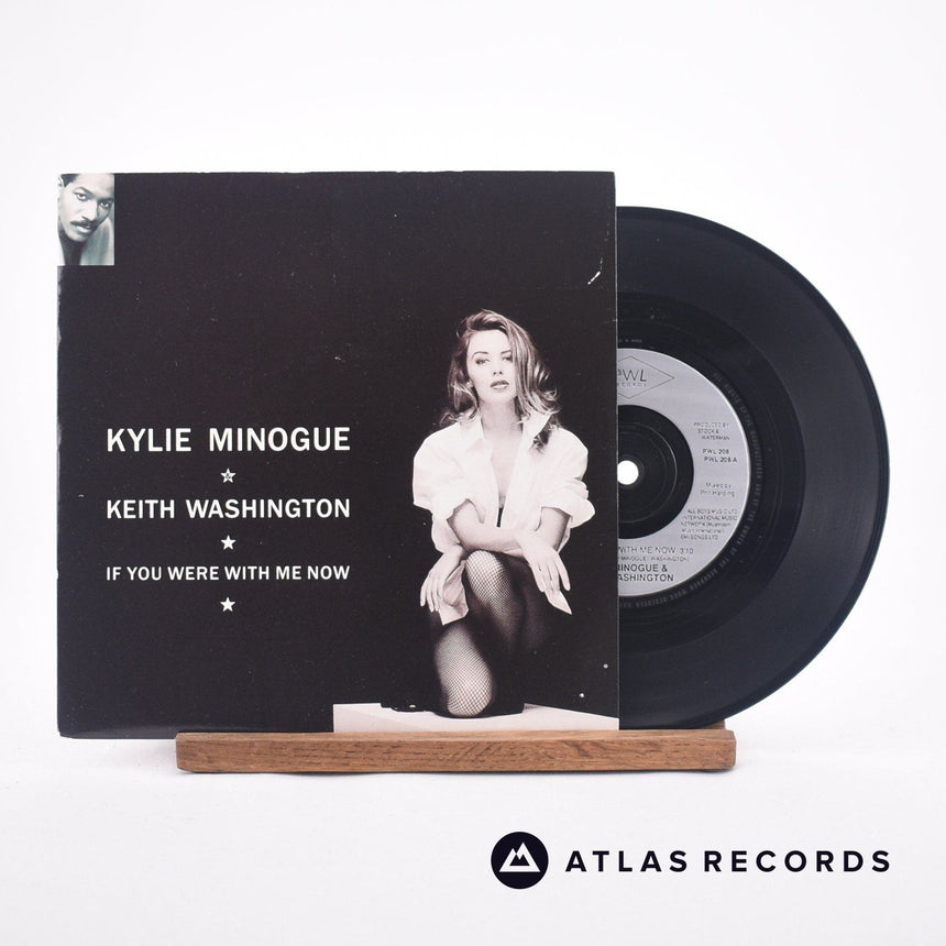 Kylie Minogue If You Were With Me Now 7" Vinyl Record - Front Cover & Record