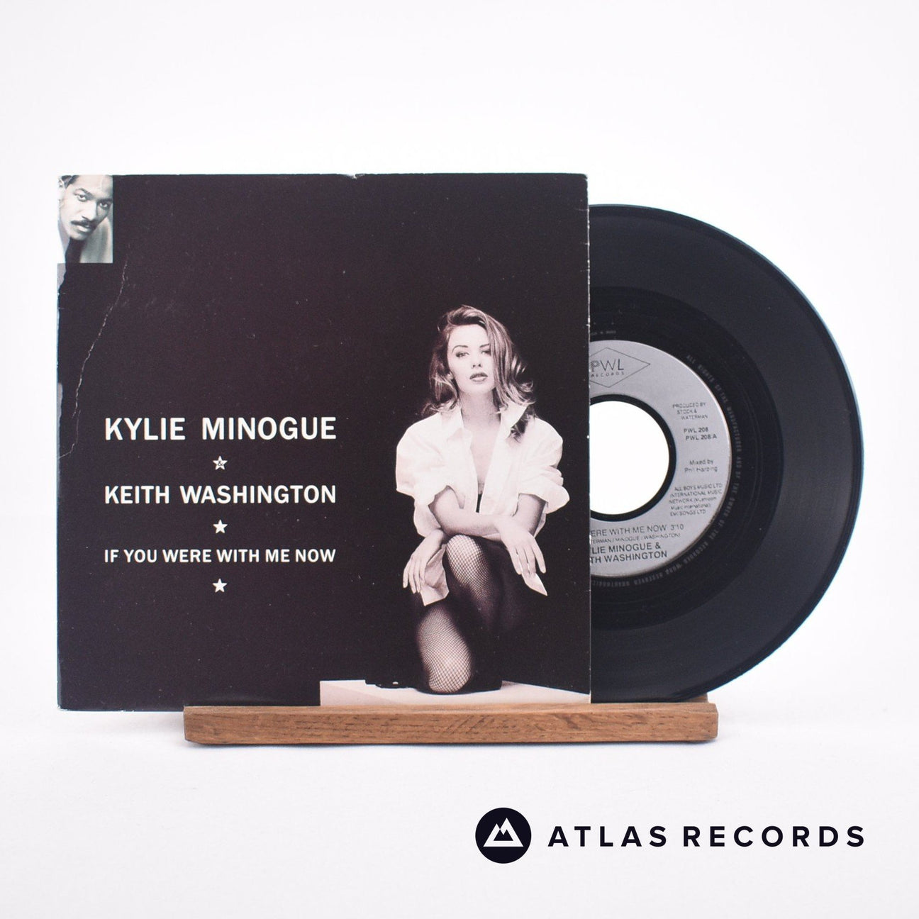 Kylie Minogue If You Were With Me Now 7" Vinyl Record - Front Cover & Record