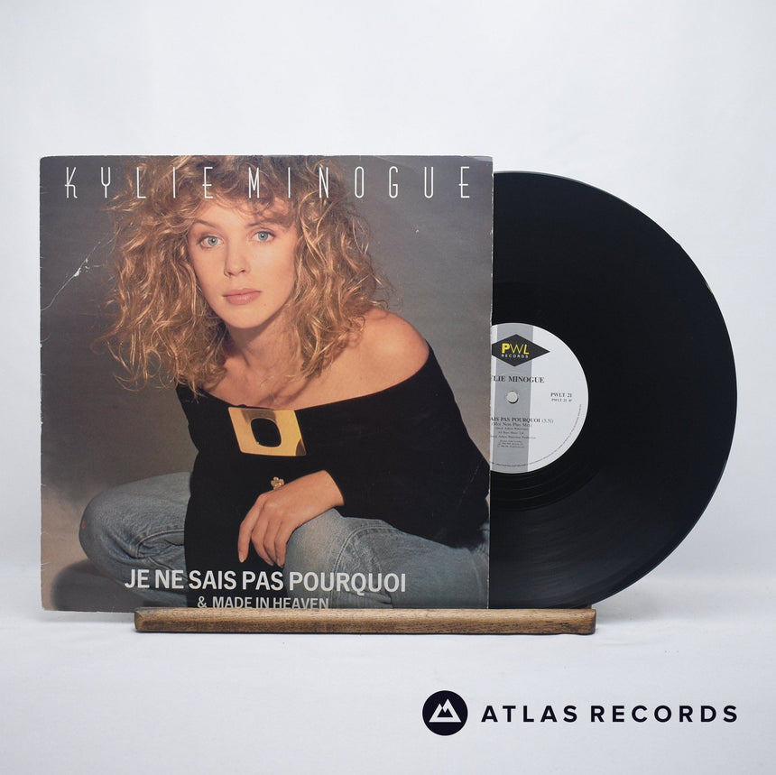 Kylie Minogue Je Ne Sais Pas Pourquoi & Made In Heaven 12" Vinyl Record - Front Cover & Record
