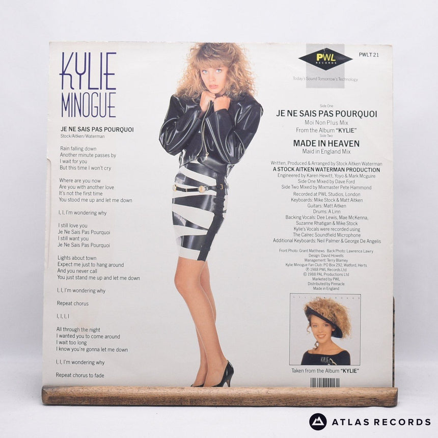 Kylie Minogue - Je Ne Sais Pas Pourquoi & Made In Heaven - 12" Vinyl Record