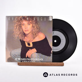 Kylie Minogue Je Ne Sais Pas Pourquoi 7" Vinyl Record - Front Cover & Record