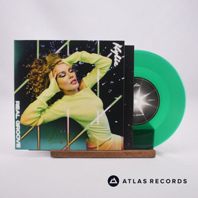 Kylie Minogue Real Groove 7" Vinyl Record - Front Cover & Record