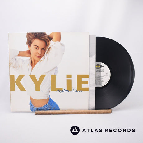 Kylie Minogue Rhythm Of Love LP Vinyl Record - Front Cover & Record