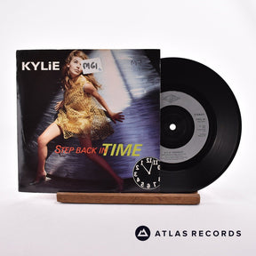 Kylie Minogue Step Back In Time 7" Vinyl Record - Front Cover & Record