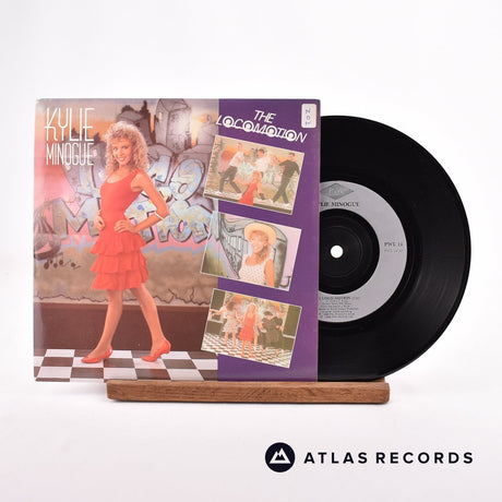 Kylie Minogue The Loco-Motion 7" Vinyl Record - Front Cover & Record