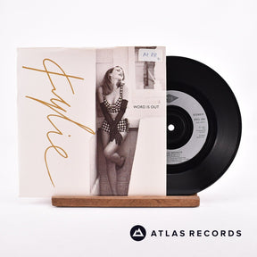 Kylie Minogue Word Is Out 7" Vinyl Record - Front Cover & Record