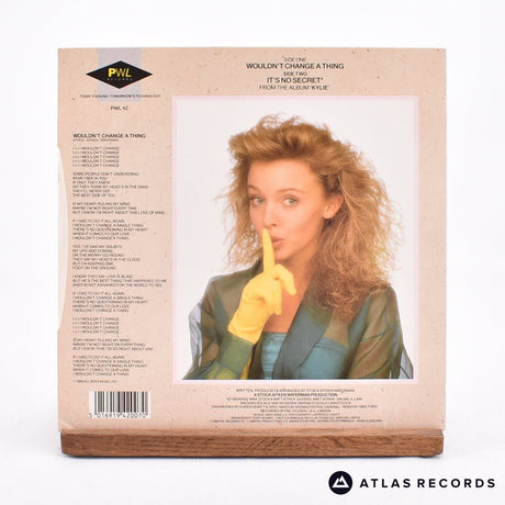Kylie Minogue - Wouldn't Change A Thing - 7" Vinyl Record - EX/EX