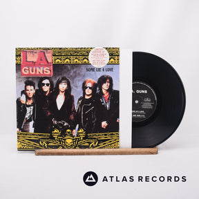 L.A. Guns Some Lie 4 Love 10" Vinyl Record - Front Cover & Record