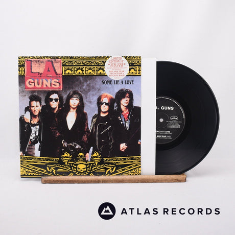 L.A. Guns Some Lie 4 Love 10" Vinyl Record - Front Cover & Record