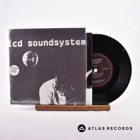 LCD Soundsystem Disco Infiltrator 7" Vinyl Record - Front Cover & Record