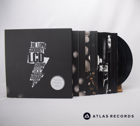 LCD Soundsystem The Long Goodbye: LCD Soundsystem Live At Madison Square Garden 5 x LP Vinyl Record - Front Cover & Record