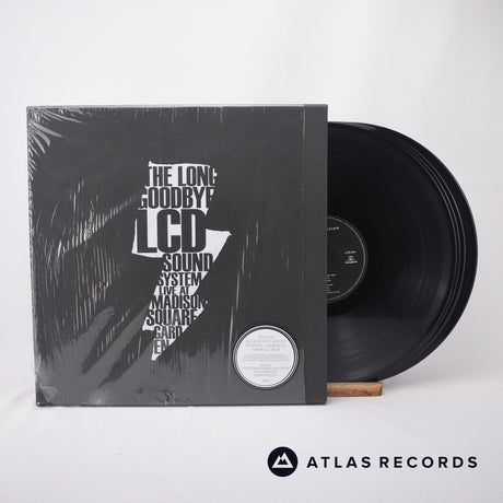 LCD Soundsystem The Long Goodbye: LCD Soundsystem Live At Madison Square Garden 5 x LP Vinyl Record - Front Cover & Record