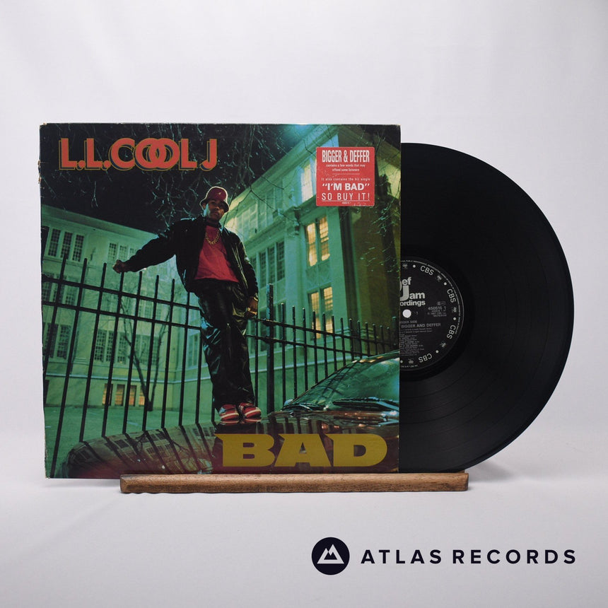 LL Cool J Bigger And Deffer LP Vinyl Record - Front Cover & Record