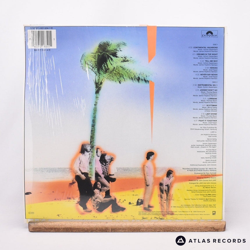 Lake - No Time For Heroes - LP Vinyl Record - EX/EX