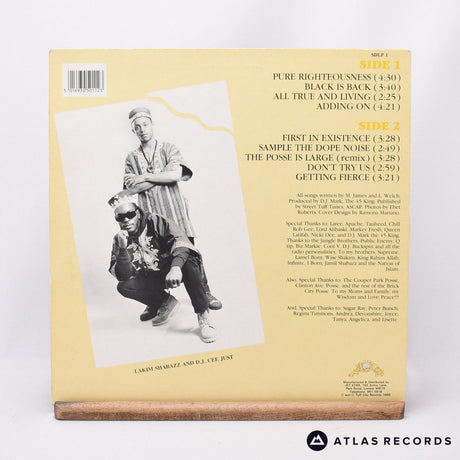 Lakim Shabazz - Pure Righteousness - LP Vinyl Record - VG+/VG+