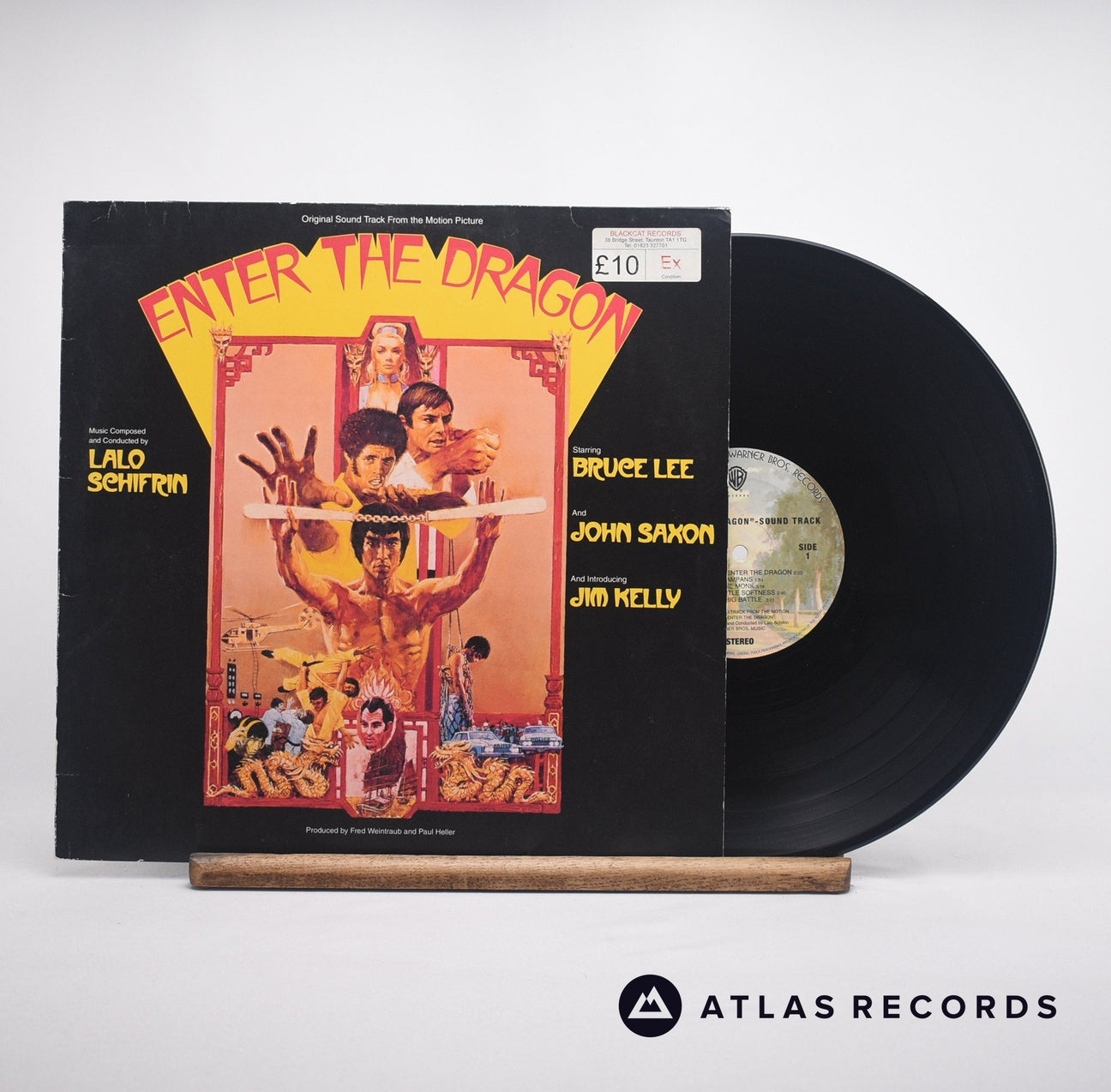 Lalo Schifrin Enter The Dragon LP Vinyl Record - Front Cover & Record