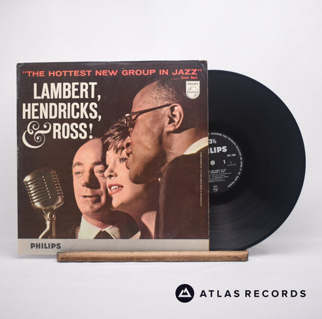 Lambert, Hendricks & Ross The Hottest New Group In Jazz LP Vinyl Record - Front Cover & Record
