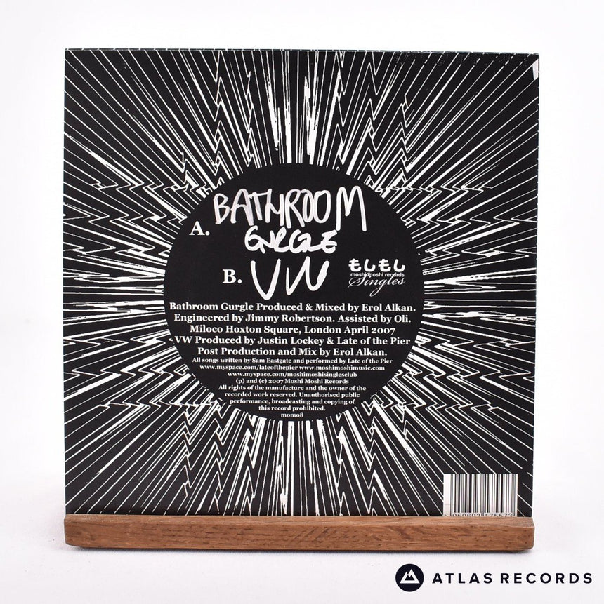 Late Of The Pier - Bathroom Gurgle - Limited Edition 7" Vinyl Record - NM/NM