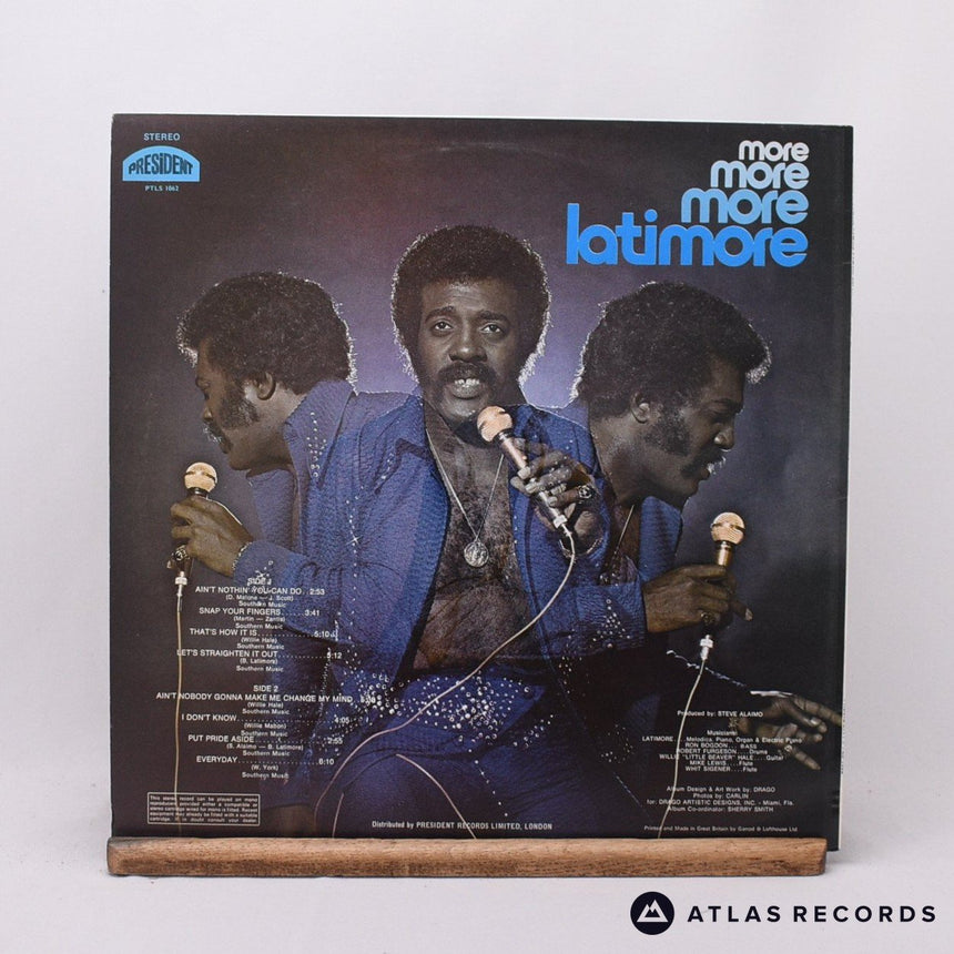 Latimore - More, More, More - LP Vinyl Record - VG+/EX