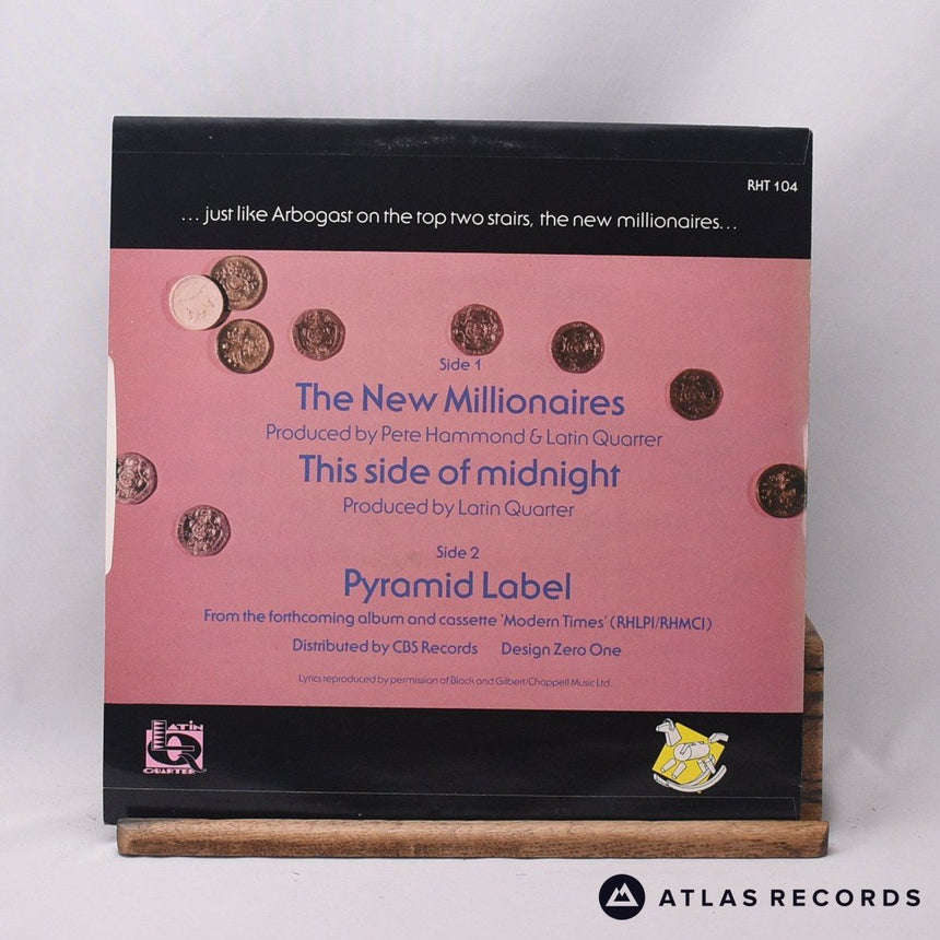 Latin Quarter - The New Millionaires - 12" Vinyl Record - VG+/EX