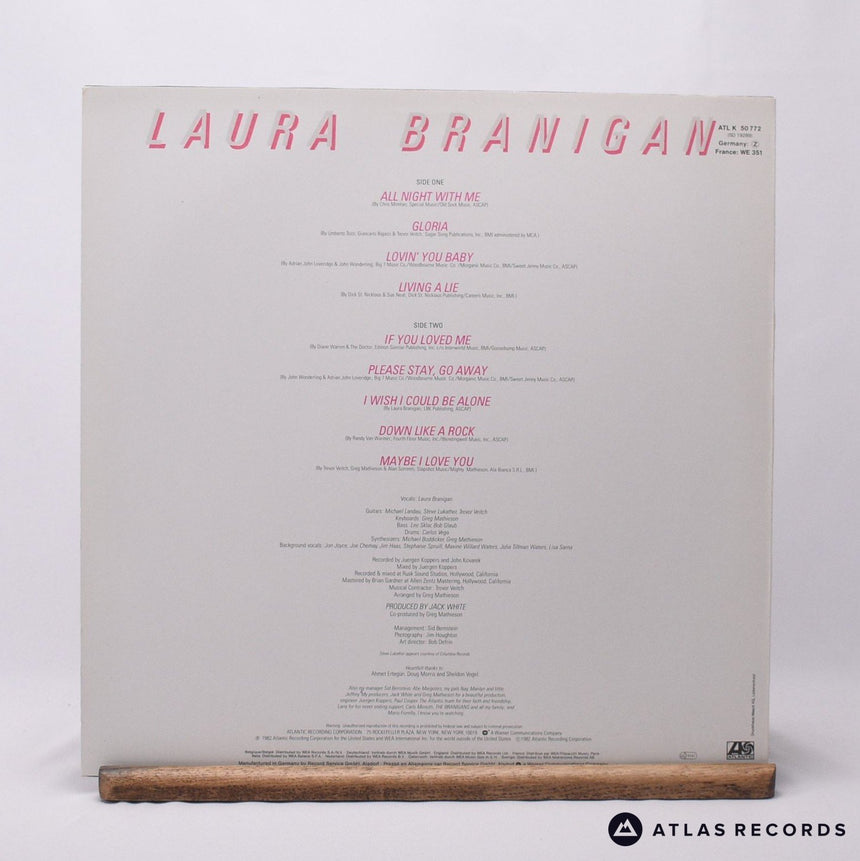 Laura Branigan - Branigan - Repress LP Vinyl Record - EX/EX