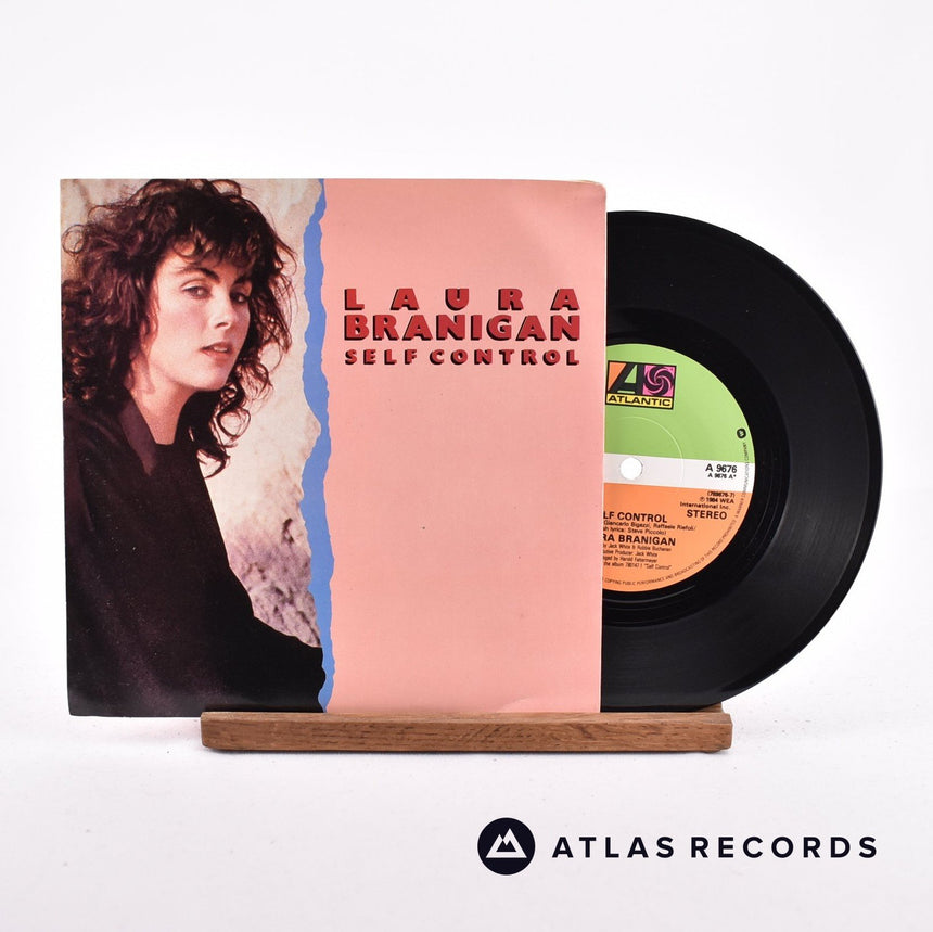 Laura Branigan Self Control 7" Vinyl Record - Front Cover & Record