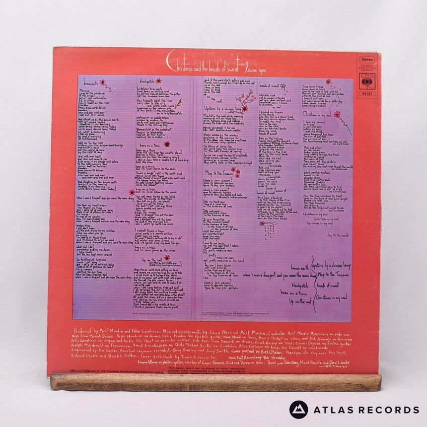 Laura Nyro - Christmas And The Beads Of Sweat - A1 B1 LP Vinyl Record - VG+/EX