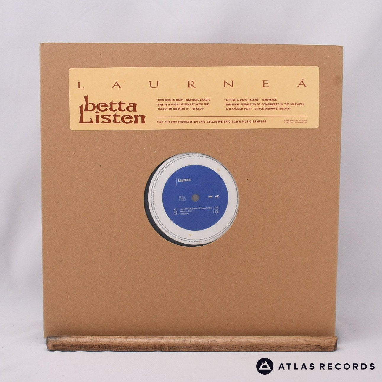 Laurnea Betta Listen 12" Vinyl Record - In Sleeve