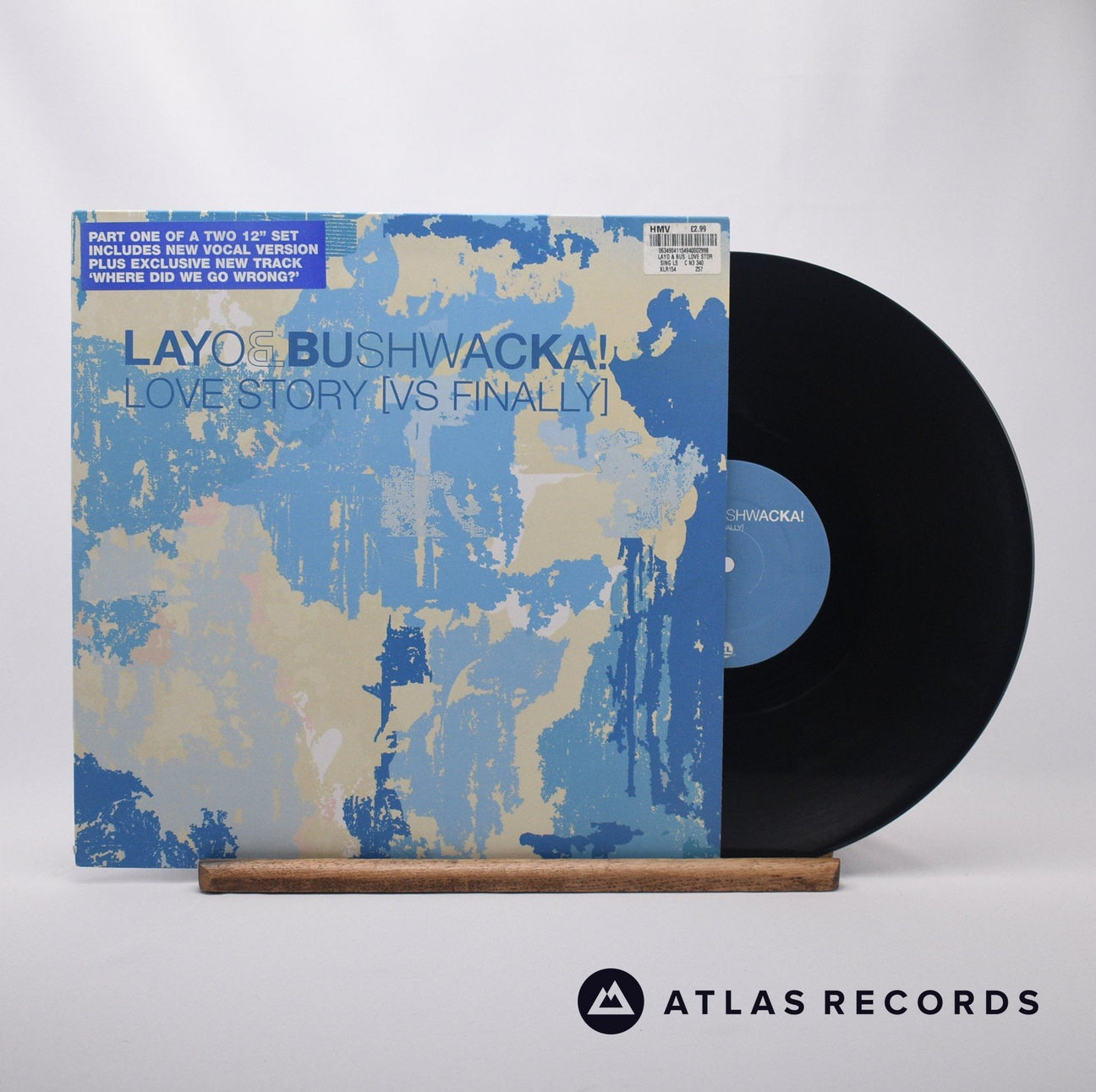 Layo & Bushwacka! Love Story [Vs Finally] 12" Vinyl Record - Front Cover & Record