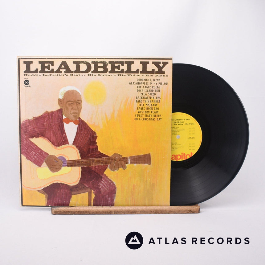 Leadbelly Huddie Ledbetter's Best... His Guitar - His Voice - His Piano LP Vinyl Record - Front Cover & Record