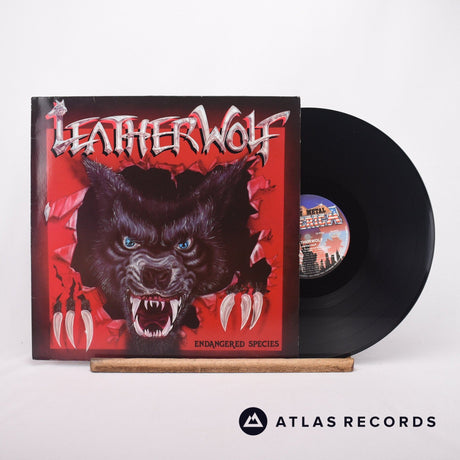 Leatherwolf Endangered Species LP Vinyl Record - Front Cover & Record