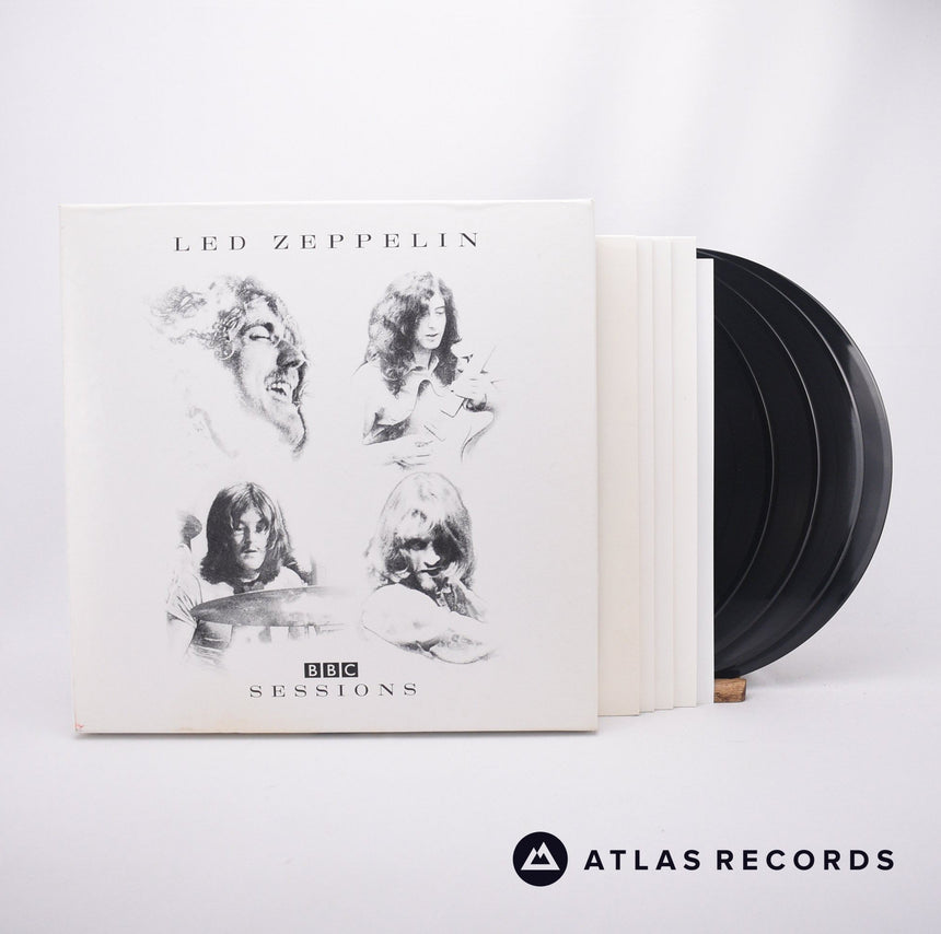 Led Zeppelin BBC Sessions 4 x LP Vinyl Record - Front Cover & Record