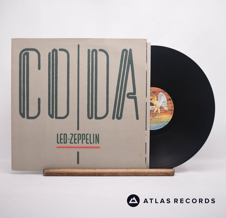 Led Zeppelin Coda LP Vinyl Record - Front Cover & Record