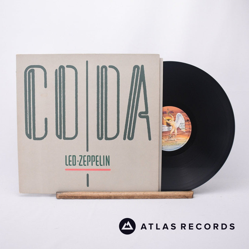 Led Zeppelin Coda LP Vinyl Record - Front Cover & Record