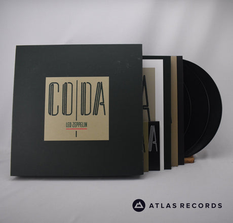 Led Zeppelin Coda 3 x LP + 3 x CD Box Set Vinyl Record - Front Cover & Record