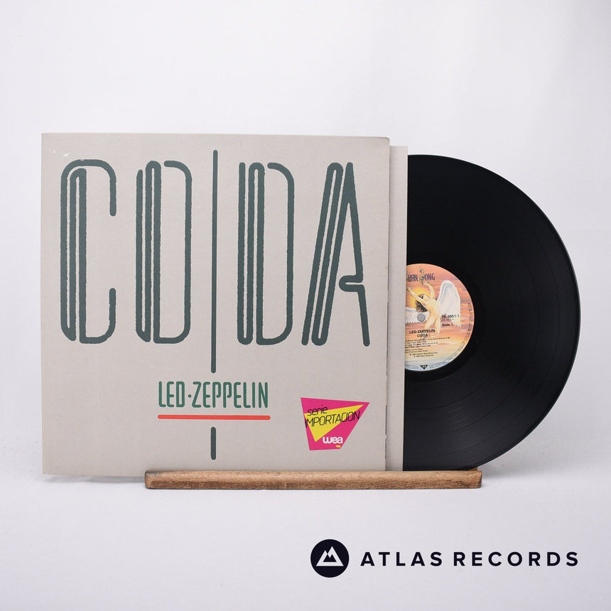 Led Zeppelin - Coda - Gatefold Embossed Sleeve LP Vinyl Record - NM/NM