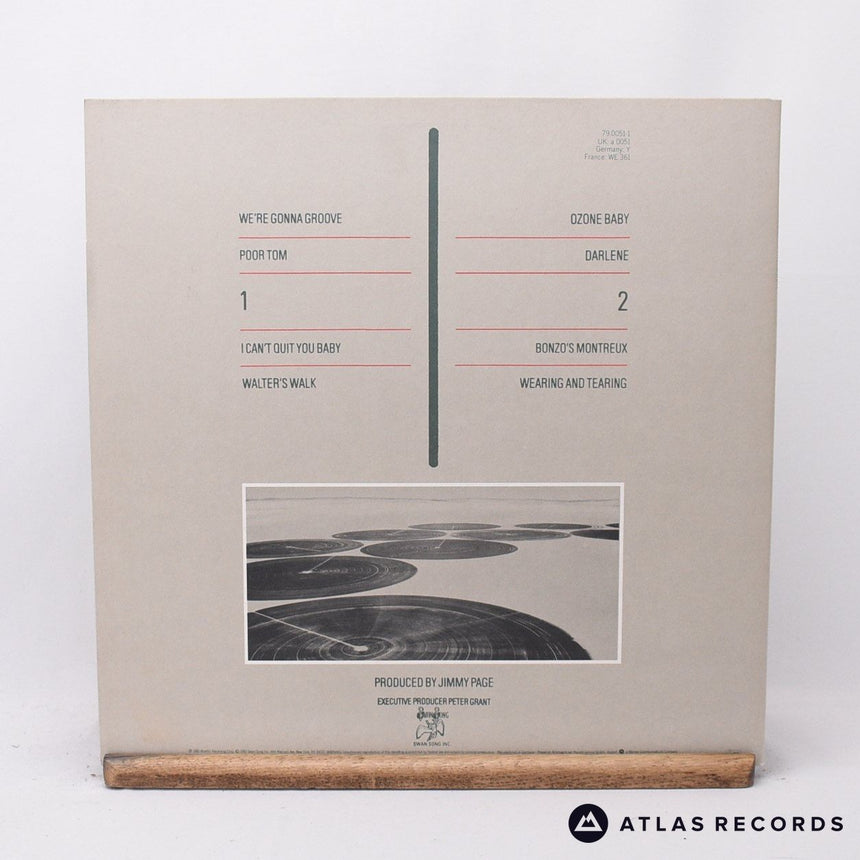 Led Zeppelin - Coda - Embossed Sleeve A2 B LP Vinyl Record - EX/EX