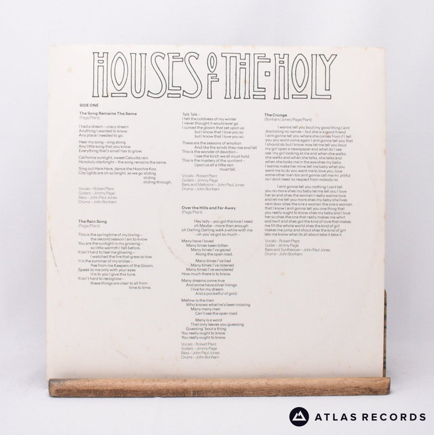 Led Zeppelin - Houses Of The Holy - Gatefold A3 B3 LP Vinyl Record - EX/EX