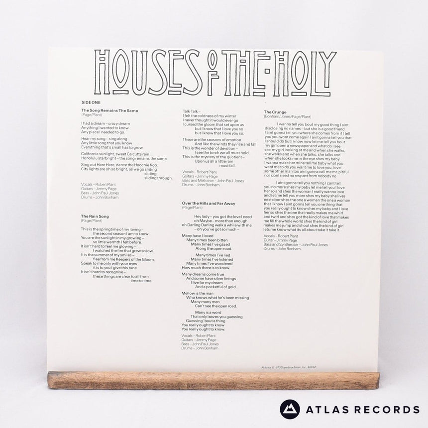 Led Zeppelin - Houses Of The Holy - Reissue A3 B1 LP Vinyl Record - EX/EX