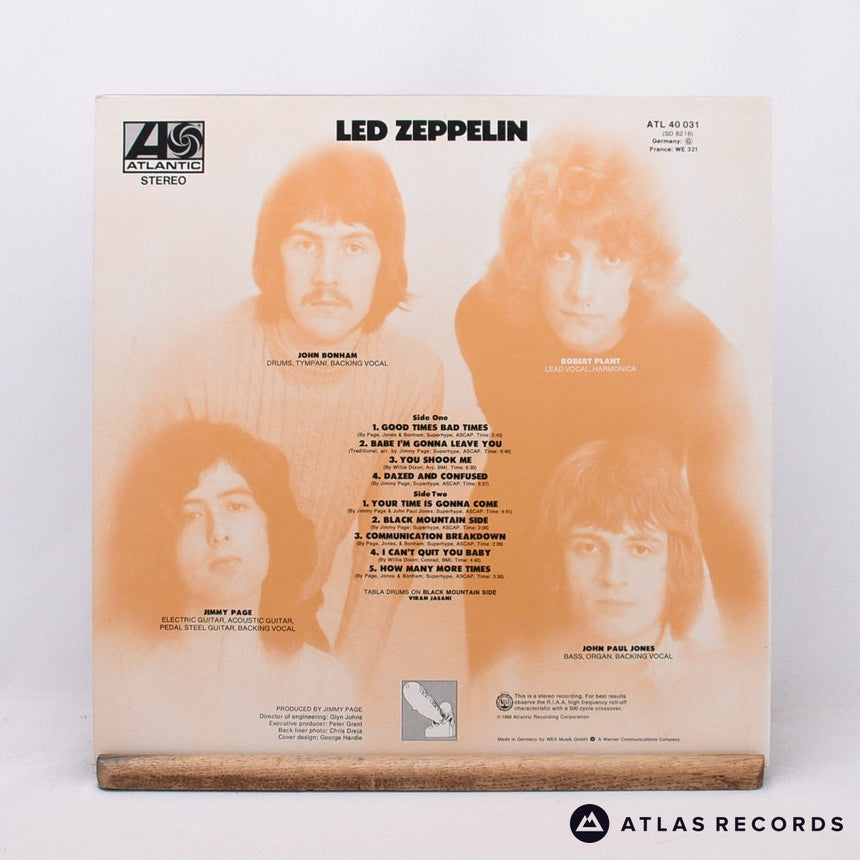 Led Zeppelin - Led Zeppelin - Reissue Strawberry A2 B4 LP Vinyl Record - EX/VG+