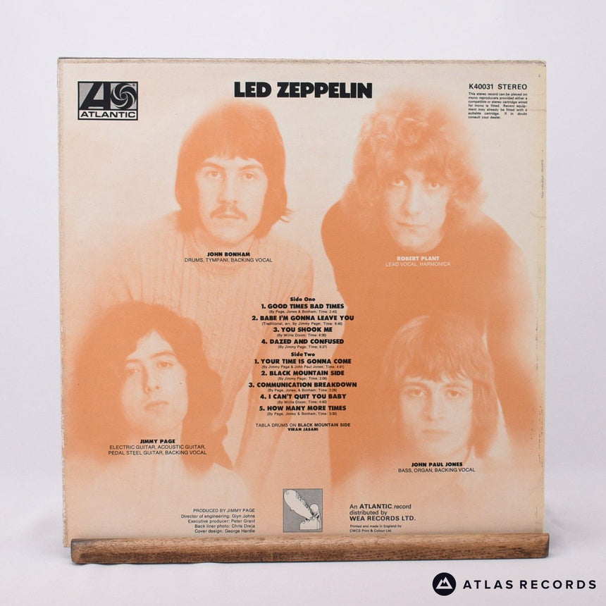 Led Zeppelin - Led Zeppelin - Reissue A1 B1 LP Vinyl Record - VG+/EX