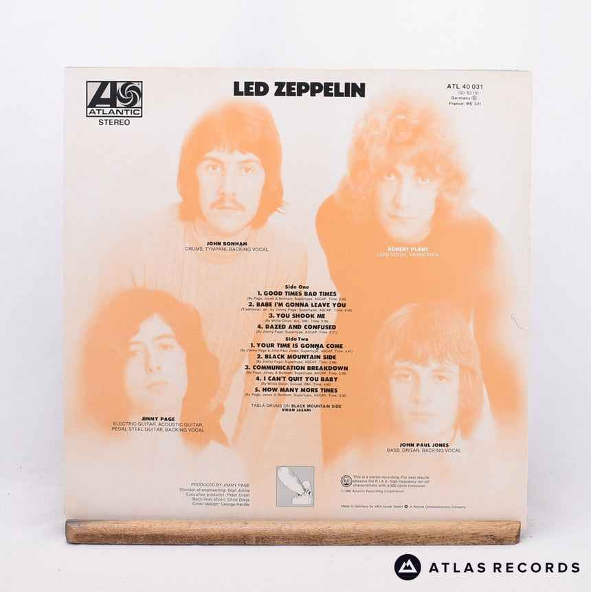 Led Zeppelin - Led Zeppelin - Reissue A2 B3 LP Vinyl Record - VG+/NM