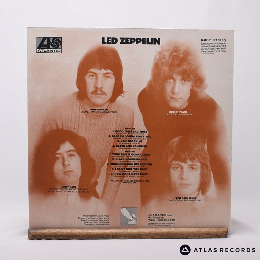 Led Zeppelin - Led Zeppelin - Reissue A1 B3 LP Vinyl Record - EX/VG+