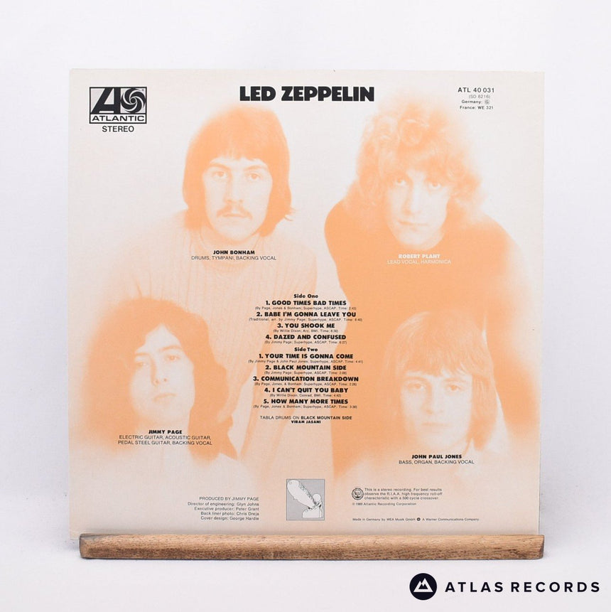 Led Zeppelin - Led Zeppelin - Reissue Strawberry A2 B3 LP Vinyl Record - EX/EX