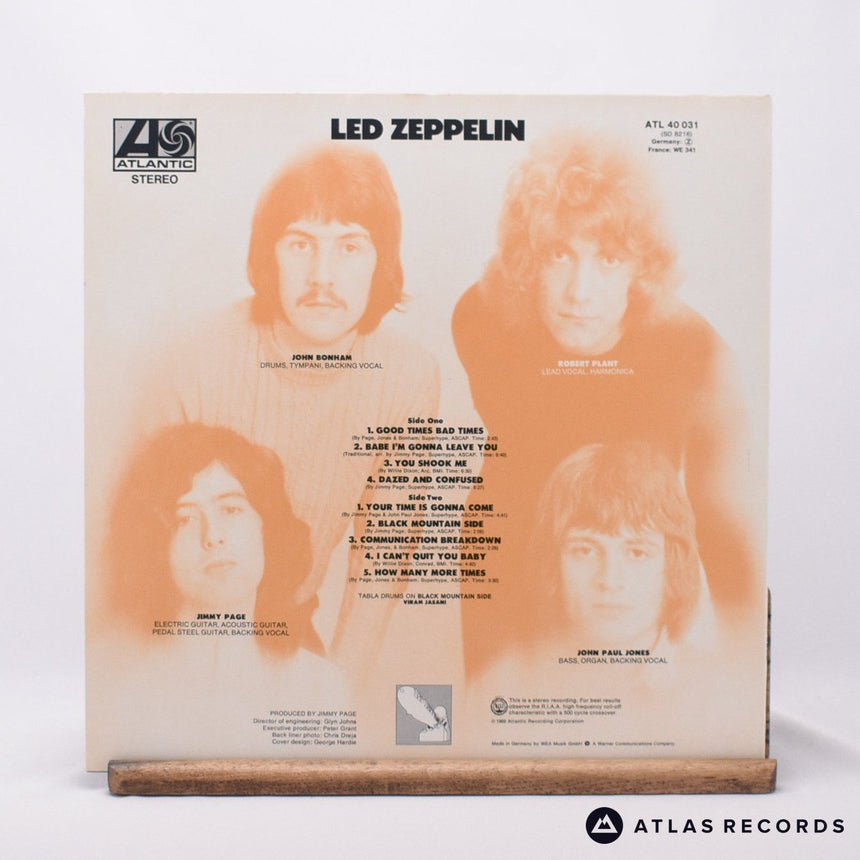 Led Zeppelin - Led Zeppelin I - A B LP Vinyl Record - EX/VG+