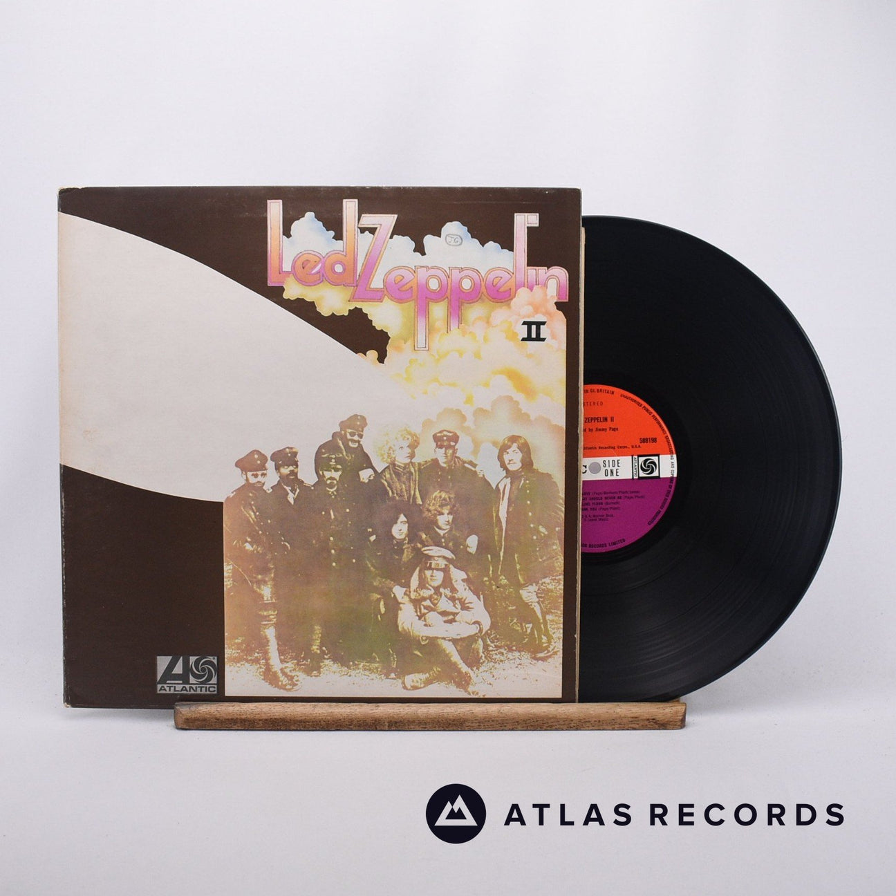 Led Zeppelin Led Zeppelin II LP Vinyl Record - Front Cover & Record