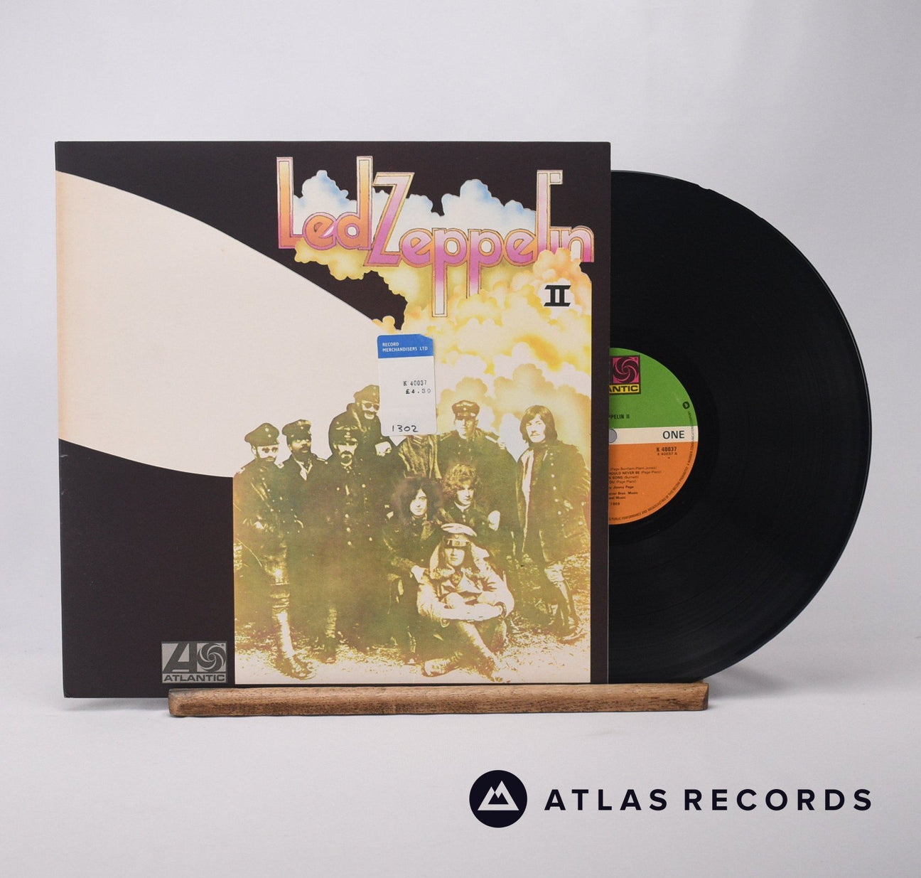 Led Zeppelin Led Zeppelin II LP Vinyl Record - Front Cover & Record