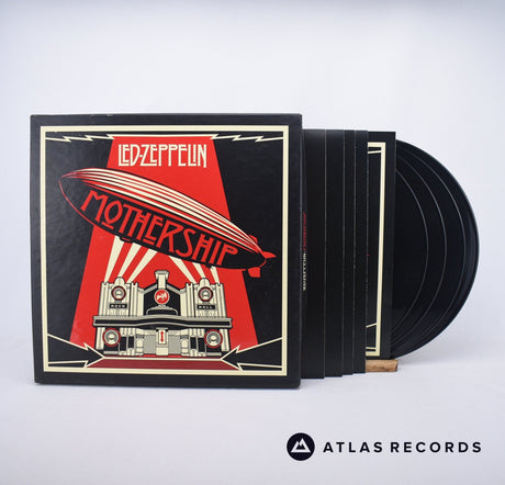 Led Zeppelin Mothership 4 x LP Box Set Vinyl Record - Front Cover & Record
